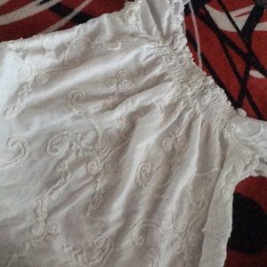 Off the shoulder shirt